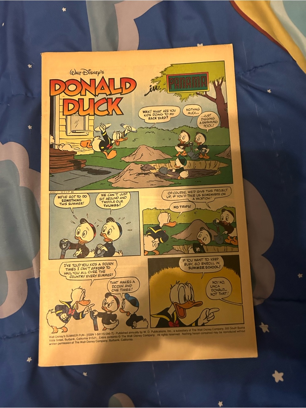 Walt Disney's Summer Fun #1 Comic Book Mickey Mouse Donald Duck Goofy